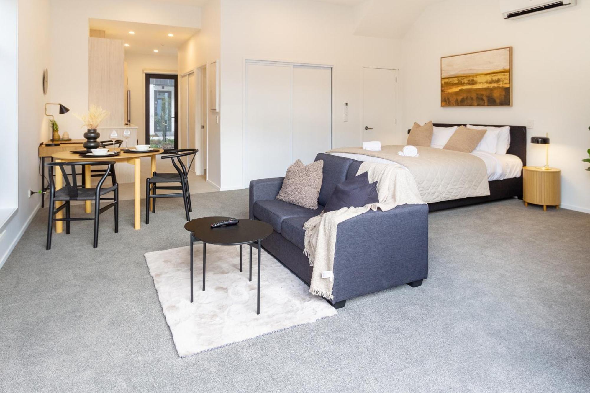 Single Level Studio, Cbd Escape: King Bed Christchurch Exterior foto